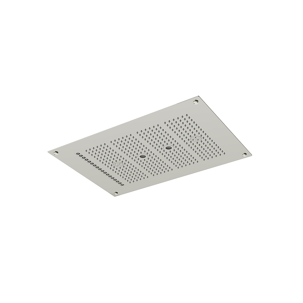 Aquabrass ABSCNN922PN Cura Spa 22" x 15" Recessed Rain Head - Polished Nickel