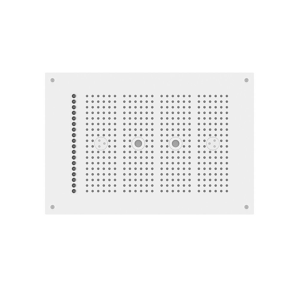Aquabrass ABSCNN922WH Cura Spa 22" x 15" Recessed Rain Head - White