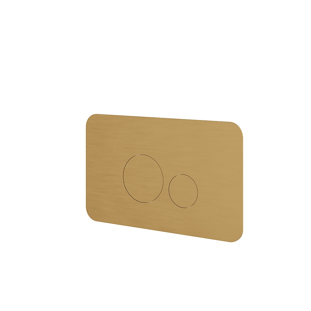 Aquabrass ABTPRFP01BGD Round Flush Plate For Toilet - Brushed Gold