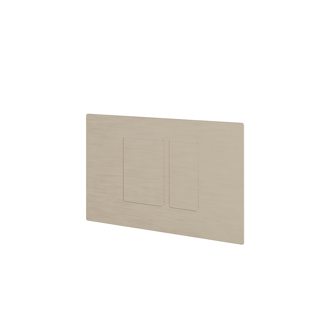 Aquabrass ABTPSFP01BN Square Flush Plate For Toilet - Brushed Nickel