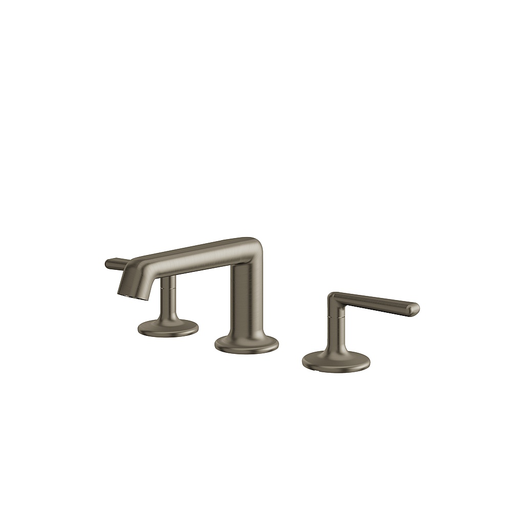 Aquabrass ABFB42016BBC Forum Widespread Lavatory Faucet - Brushed Black Chrome