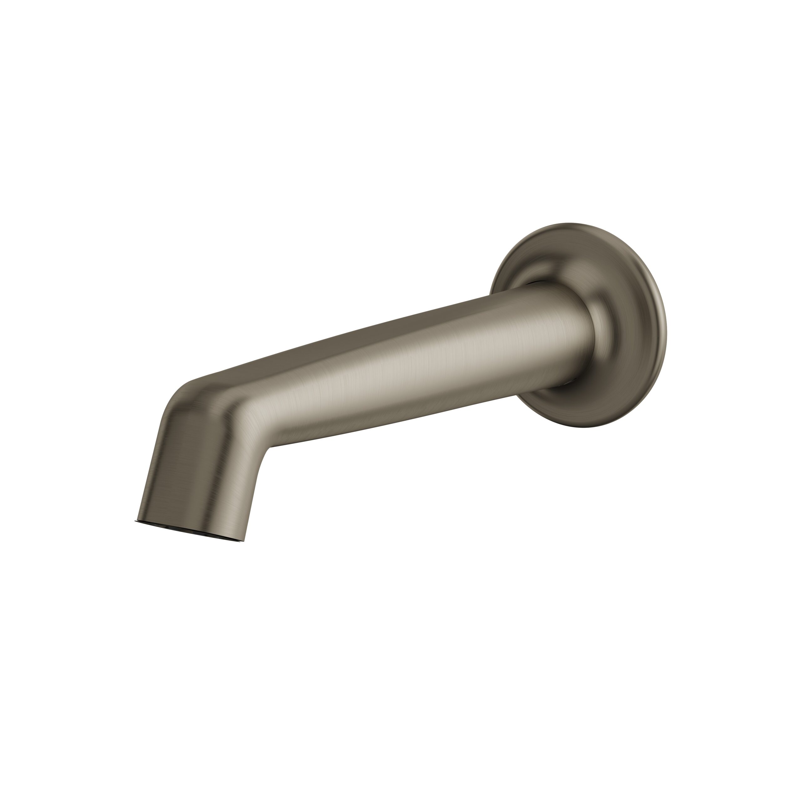 Aquabrass ABSC42032BBC Forum Wallmount Tub Spout - Brushed Black Chrome