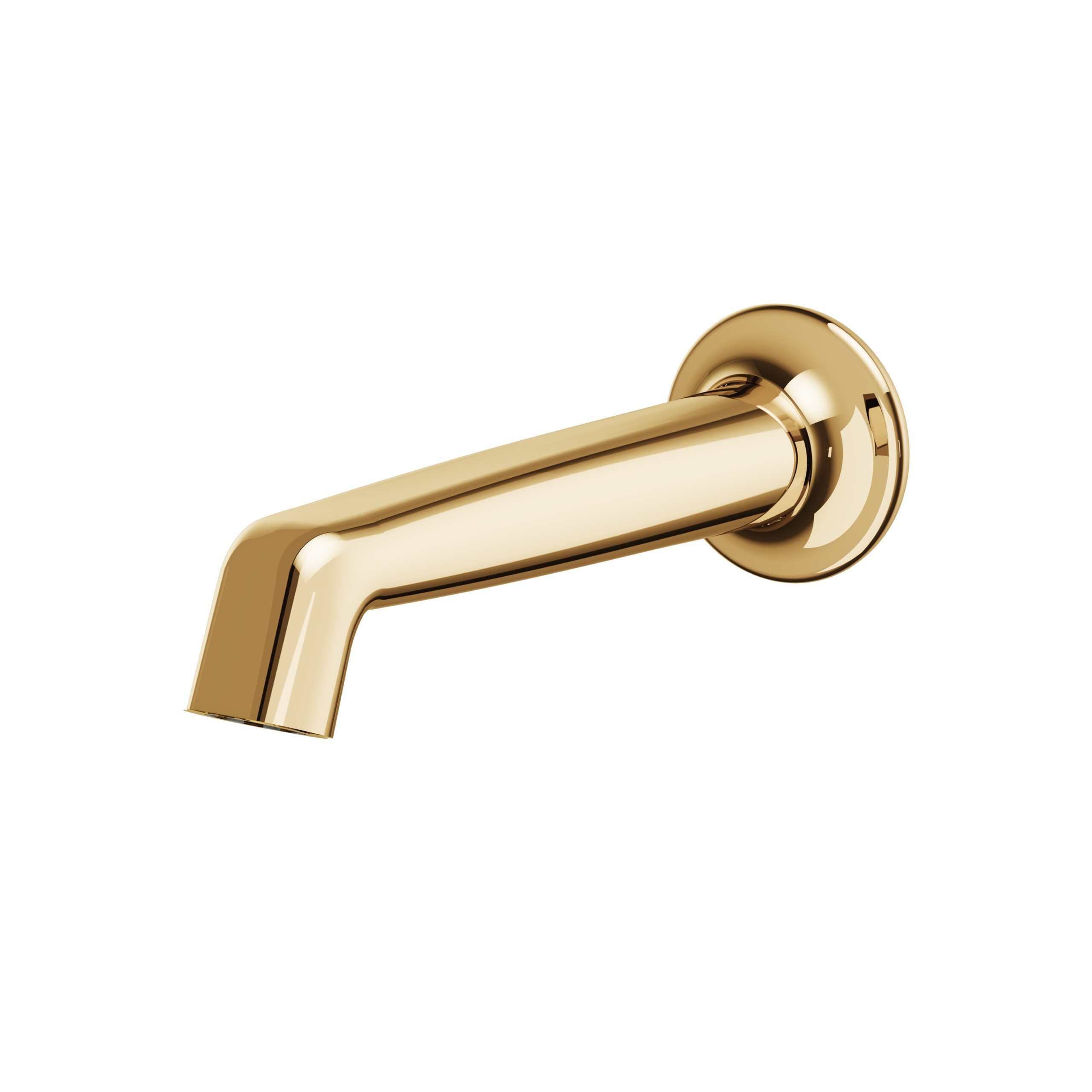 Aquabrass ABSC42032PGD Forum Wallmount Tub Spout - Polished Gold