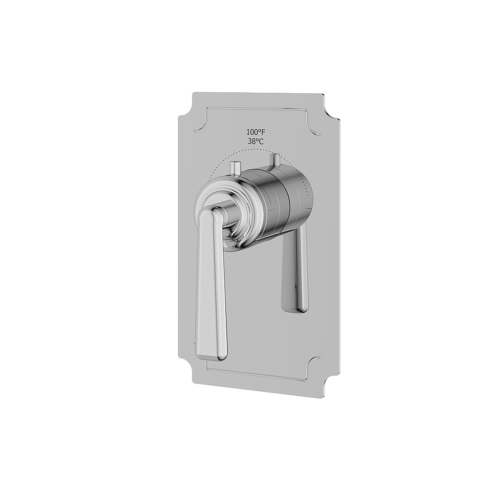 Aquabrass ABSTC3042PC Forum Trim Set for T12000 Valve - Polished Chrome