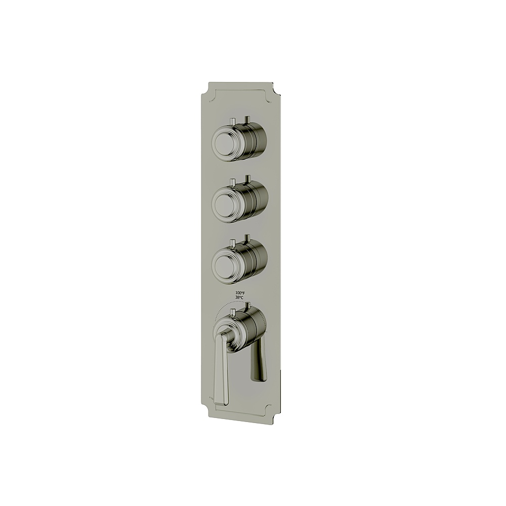 Aquabrass ABSTC3342PN Forum Trim Set for T12003 Valve - Polished Nickel