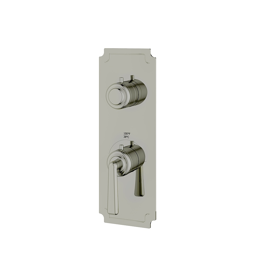 Aquabrass ABSTC9342PN Forum Trim Set 3-Way Non Shared for T12123 Valve - Polished Nickel