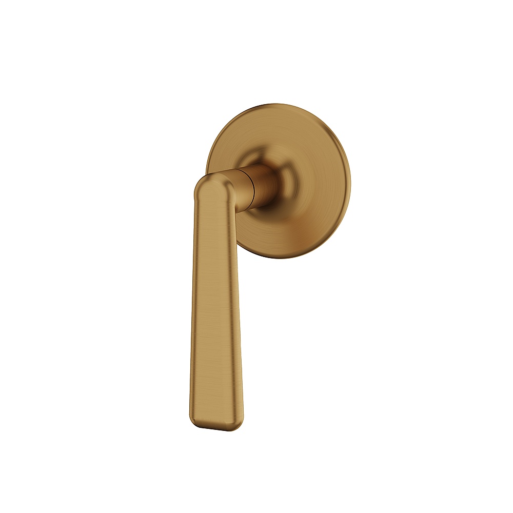 Aquabrass ABSTC2242BGD Forum Trim Set 2-Way for 61934 Valve - Brushed Gold