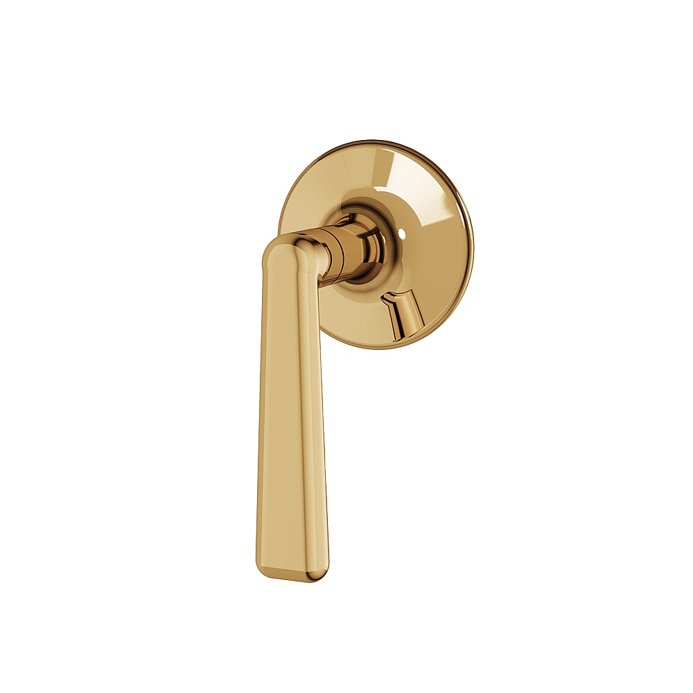 Aquabrass ABSTC1342PGD Forum Trim Set 3-Way Non Shared for 61934 Valve - Polished Gold