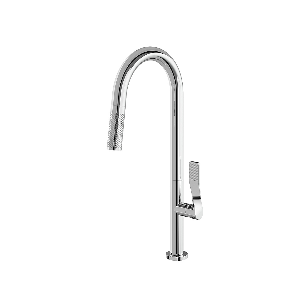 Aquabrass ABFK6745NPC Grill Pull-Down 2 Stream Kitchen Faucet - Polished Chrome