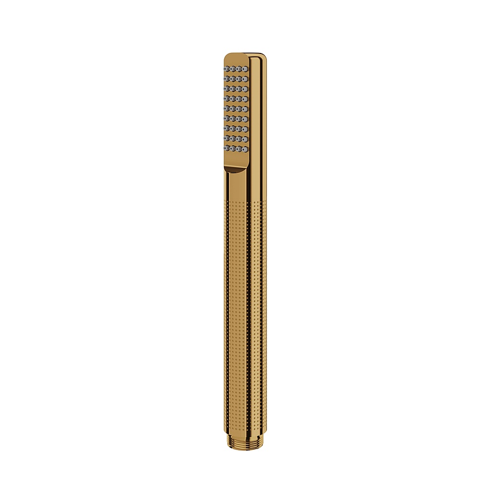 Aquabrass ABHS18578PGD C67 Round Tubular Handshower - 1 Function - Polished Gold