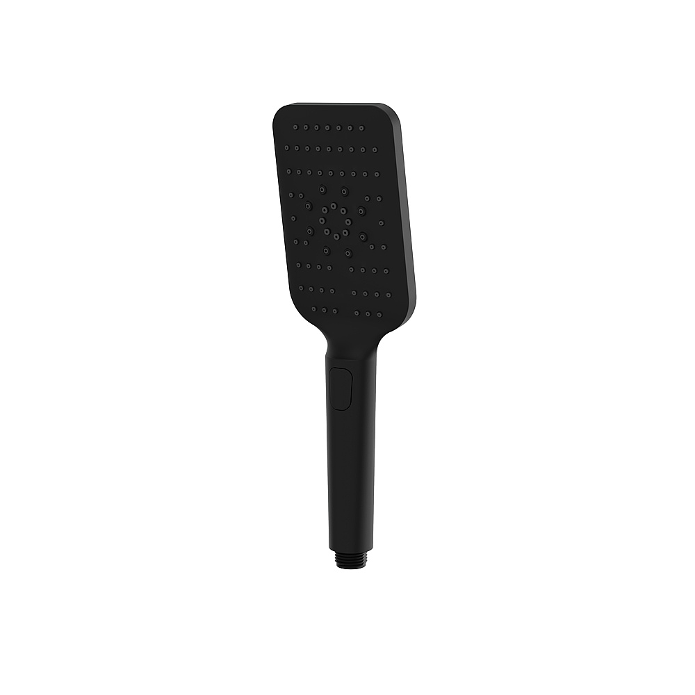 Aquabrass ABHS85154EBK Square Handshower with Push Button with 3 Functions - Electro Black