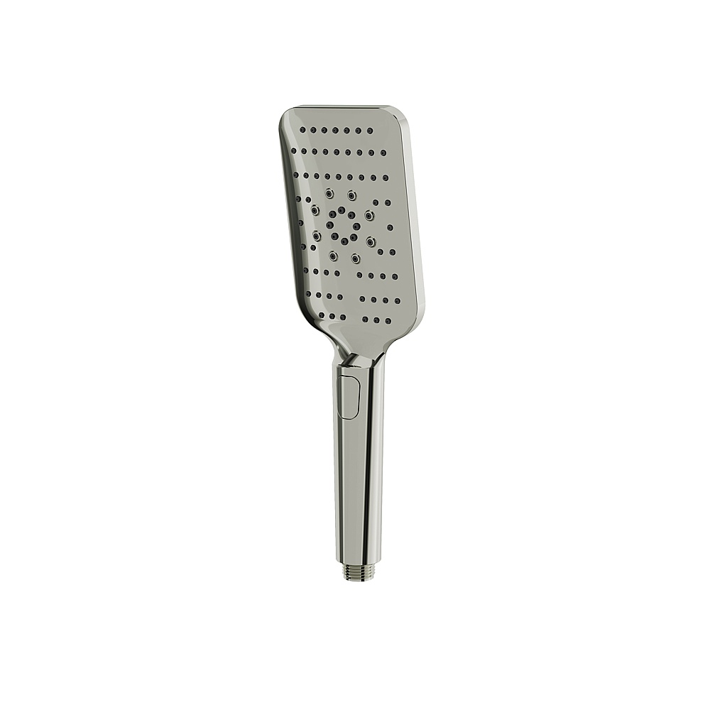 Aquabrass ABHS85154PN Square Handshower with Push Button with 3 Functions - Polished Nickel