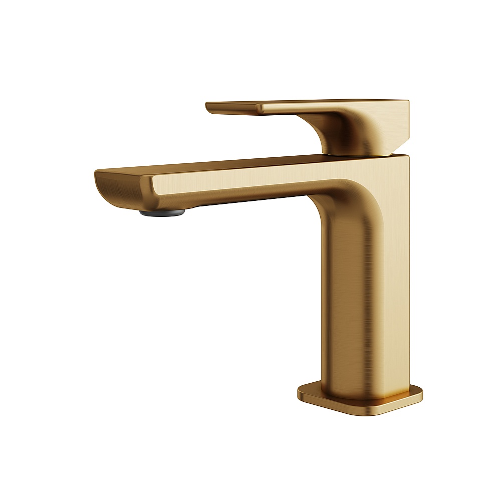 Aquabrass ABFB6A14BGD Hask Single-Hole Lavatory Faucet - Brushed Gold