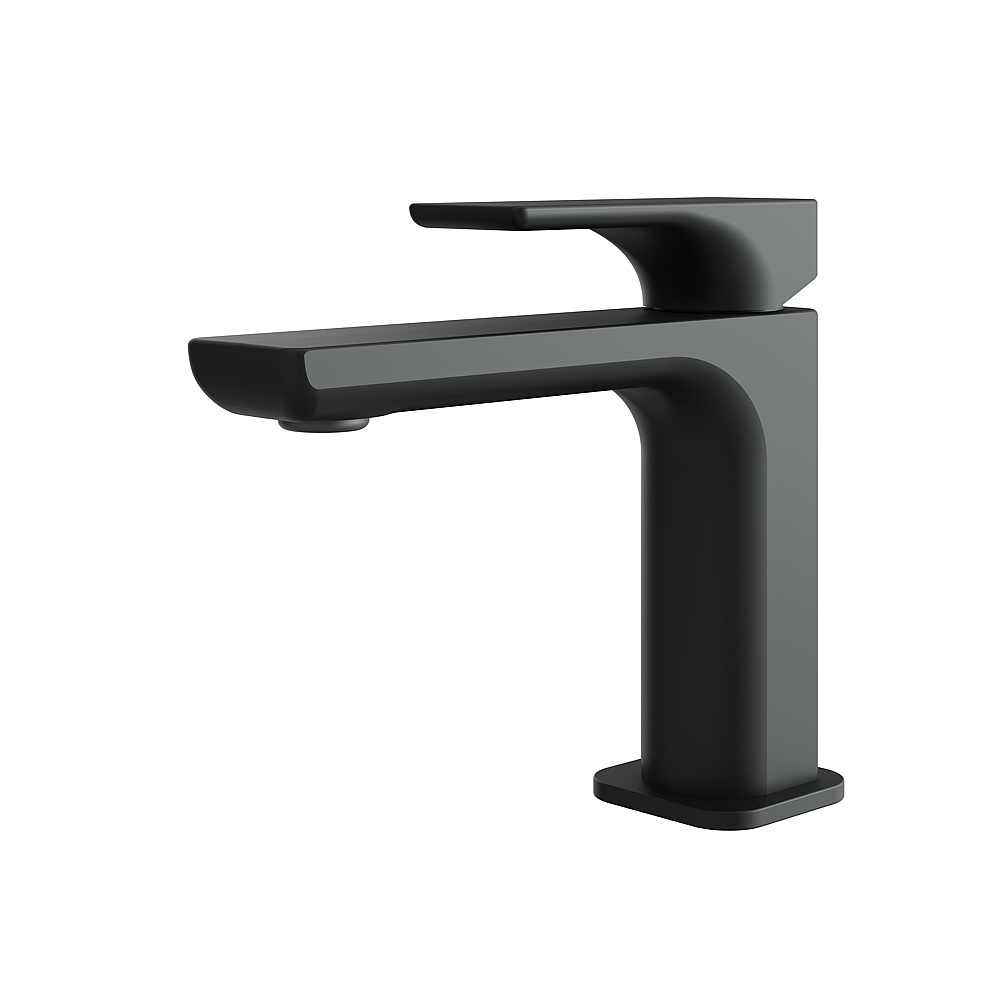 Aquabrass ABFB6A14BK Hask Single-Hole Lavatory Faucet - Black