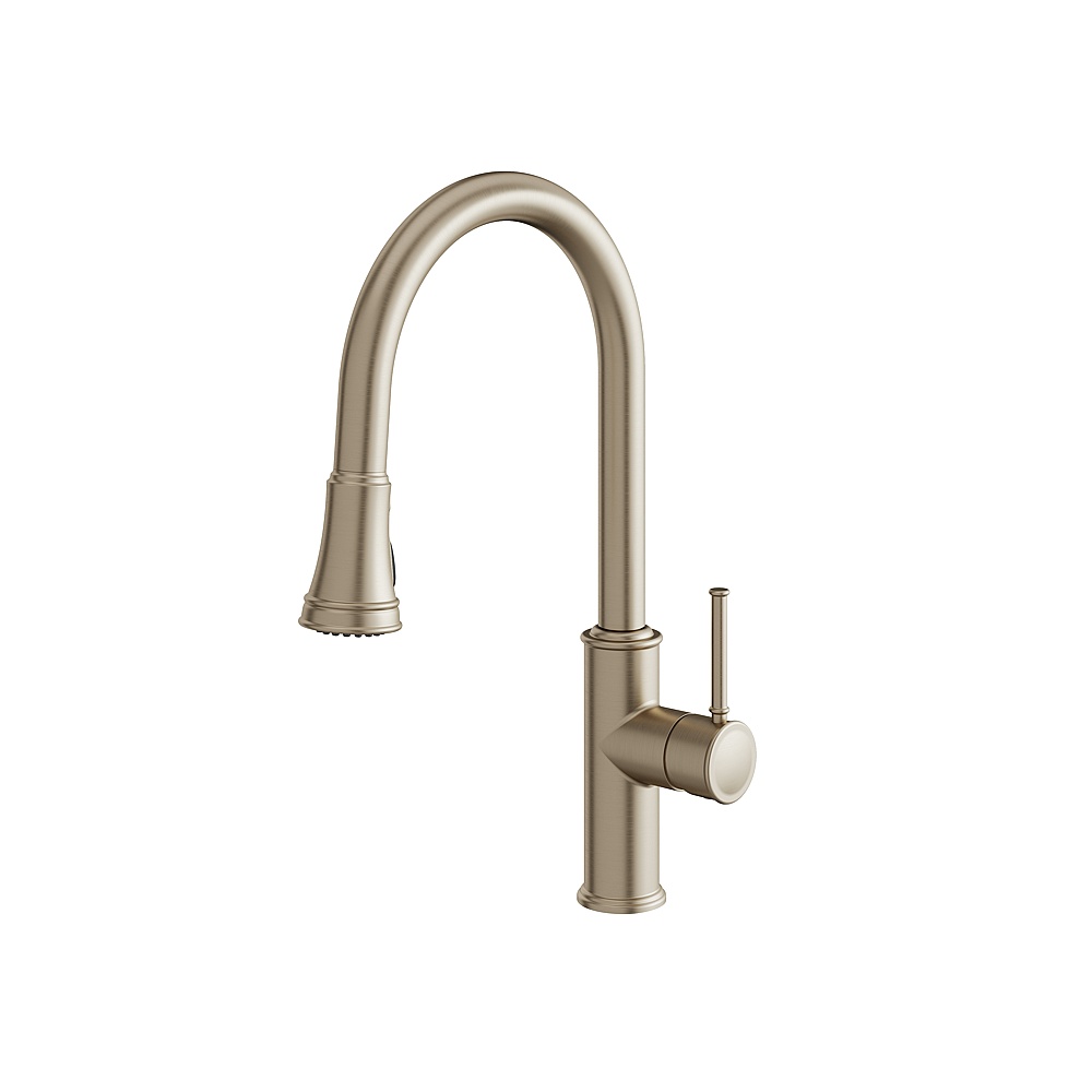 Aquabrass ABFK6845NBNVD Margherita Pull-Down 2 Stream Kitchen Faucet - Brushed Nickel
