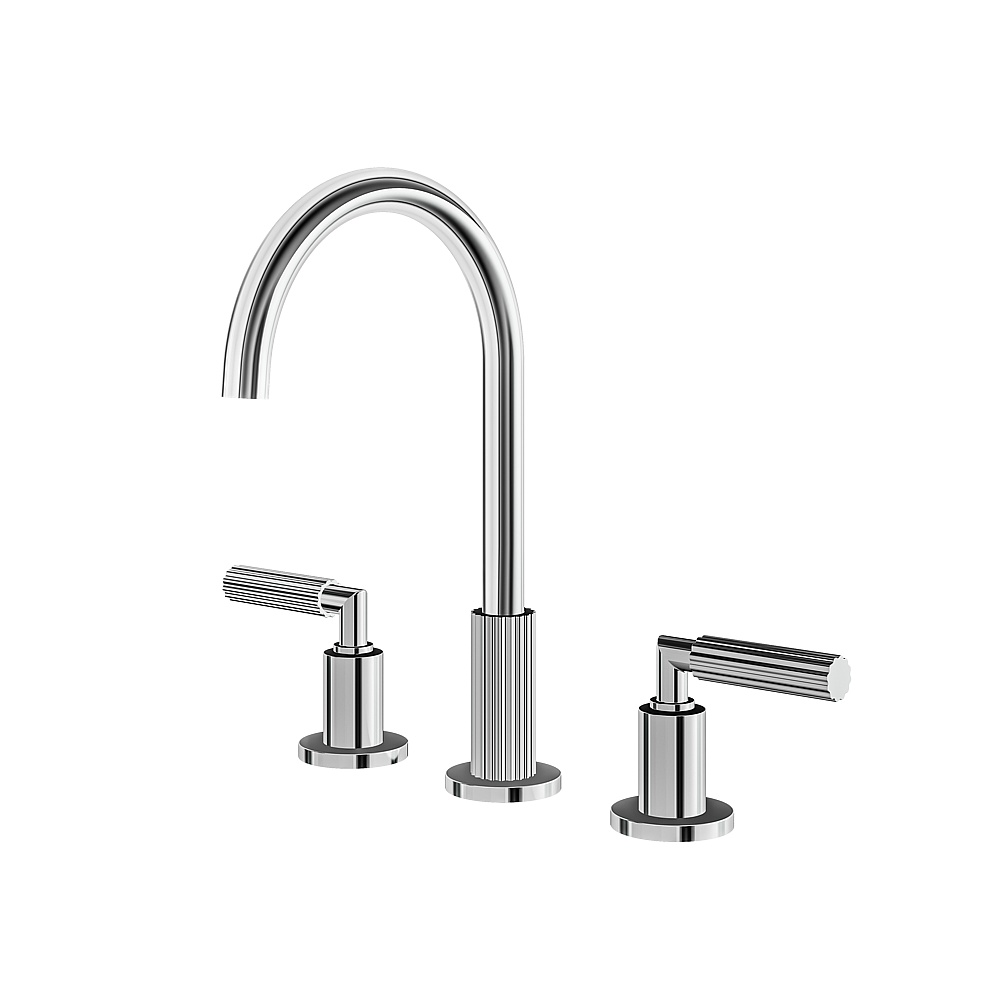 Aquabrass ABFB49016PC Montebello Widespread Lavatory Faucet - Polished Chrome