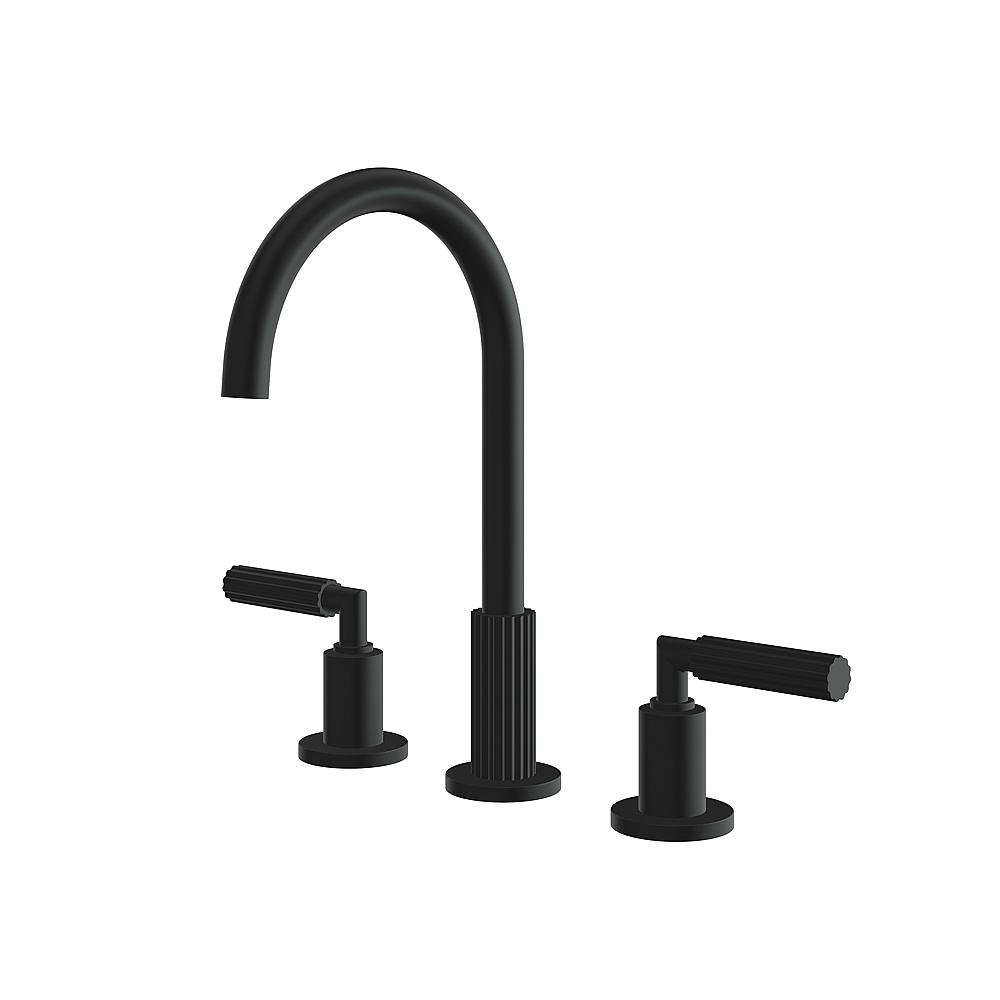 Aquabrass ABFB49016BK Montebello Widespread Lavatory Faucet - Black