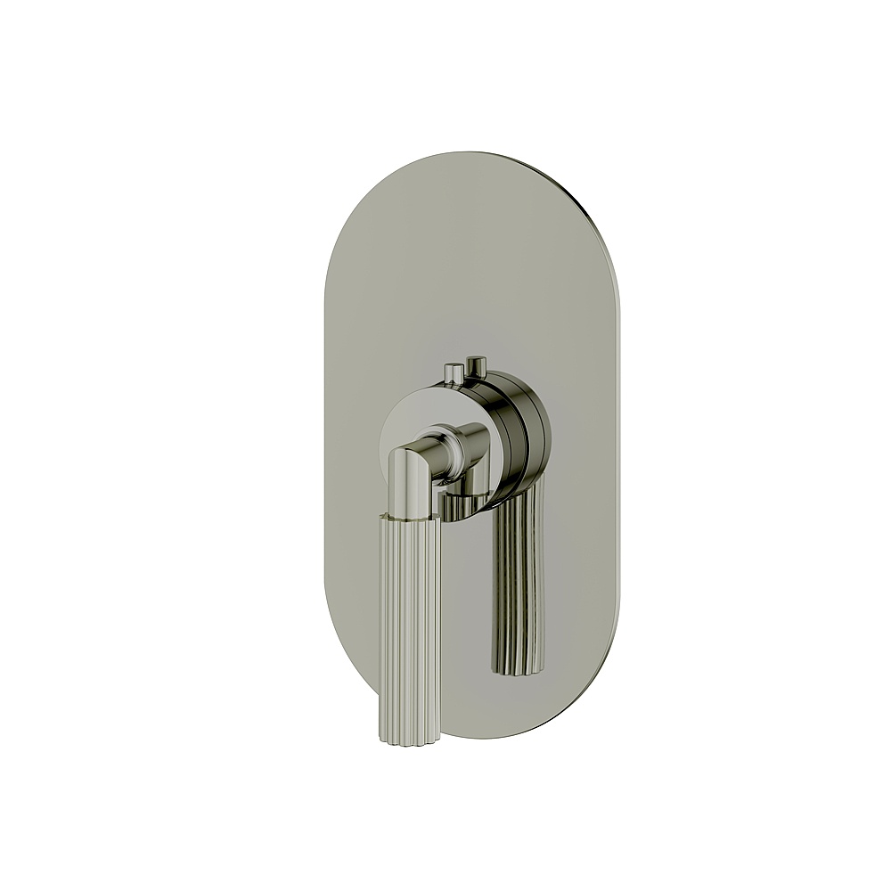 Aquabrass ABSTR3049PN Montebello Trim Set for T12000 Valve - Polished Nickel