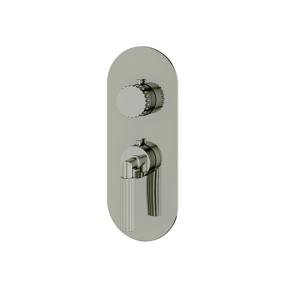 Aquabrass ABSTR3149PN Montebello Trim Set for T12001 Valve - Polished Nickel