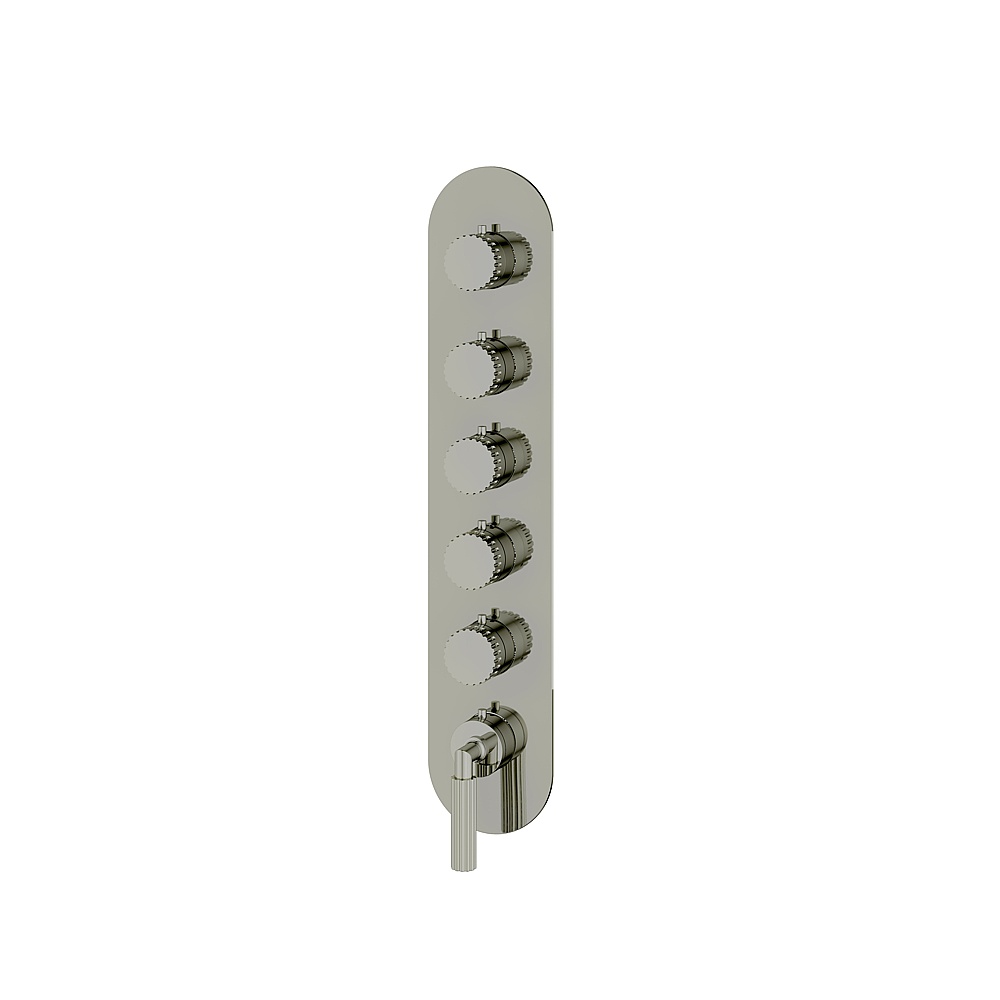 Aquabrass ABSTR3549PN Montebello Trim Set for T12005 Valve - Polished Nickel