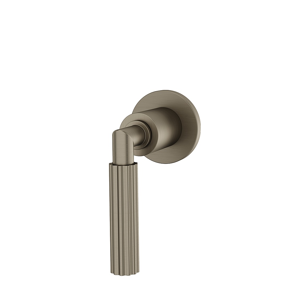 Aquabrass ABSTR1349BBC Montebello Trim Set 3-Way Non Shared for 61934 Valve - Brushed Black Chrome