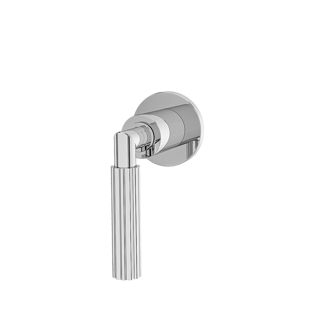 Aquabrass ABSTR2349PC Montebello Trim Set 3-Way Shared for 61934 Valve - Polished Chrome
