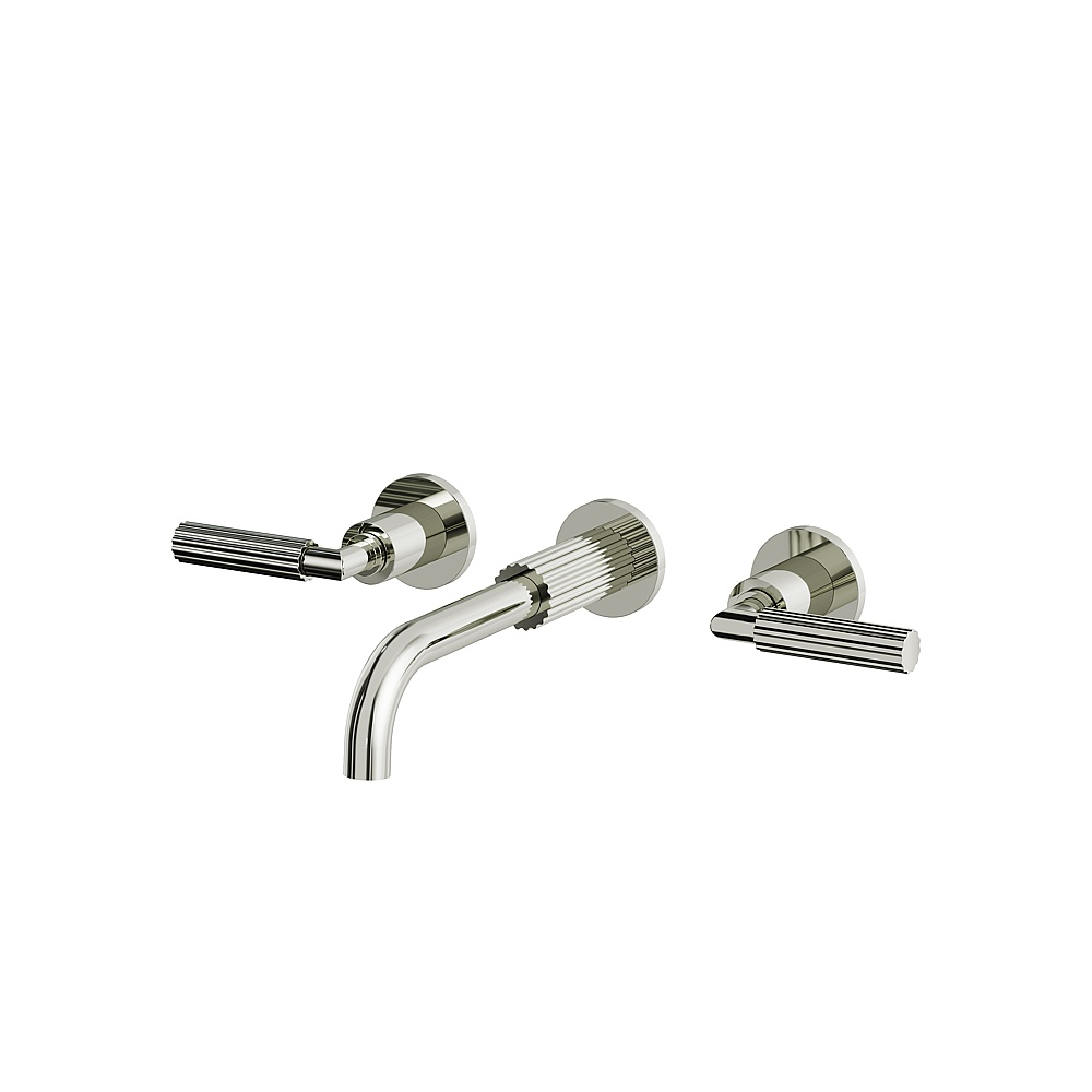 Aquabrass ABFC49029PN Montebello Wall Lavatory Faucet Trim Only - Polished Nickel