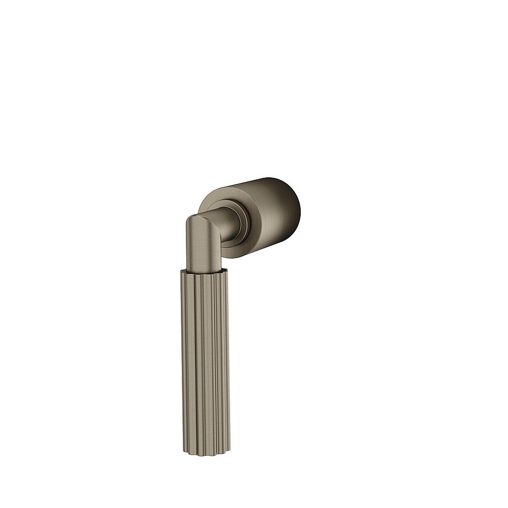 Aquabrass ABSH49095BBC Montebello Handle for Thermo Valve - Brushed Black Chrome