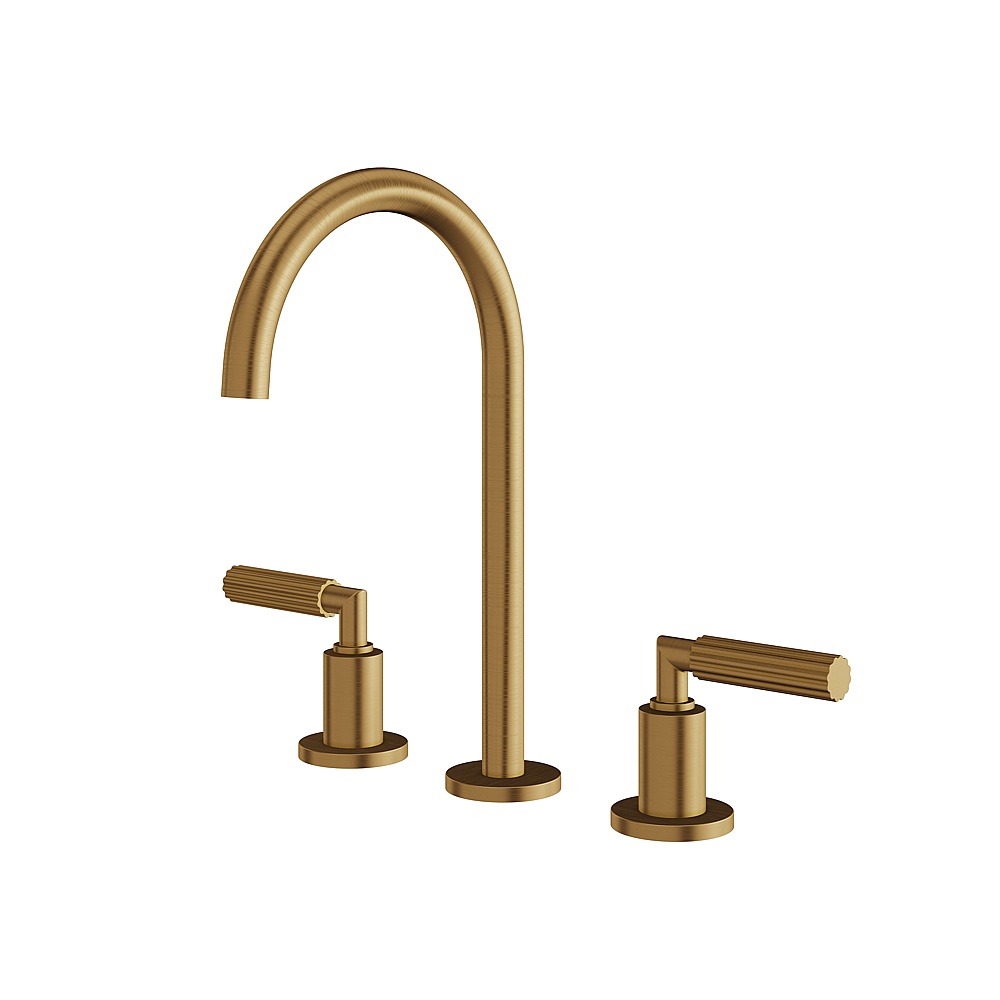 Aquabrass ABFB50016BGD MonteCarlo Widespread Lavatory Faucet - Brushed Gold
