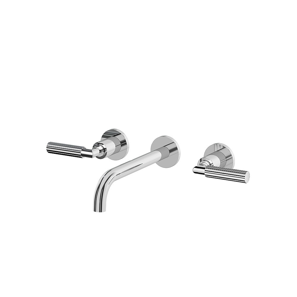 Aquabrass ABFC50029PC MonteCarlo Wall Lavatory Faucet Trim Only - Polished Chrome