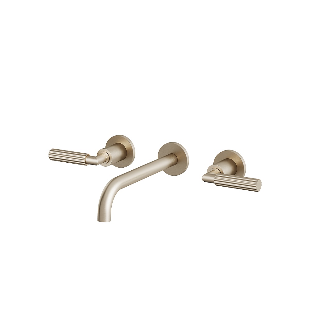 Aquabrass ABFC50029BN MonteCarlo Wall Lavatory Faucet Trim Only - Brushed Nickel