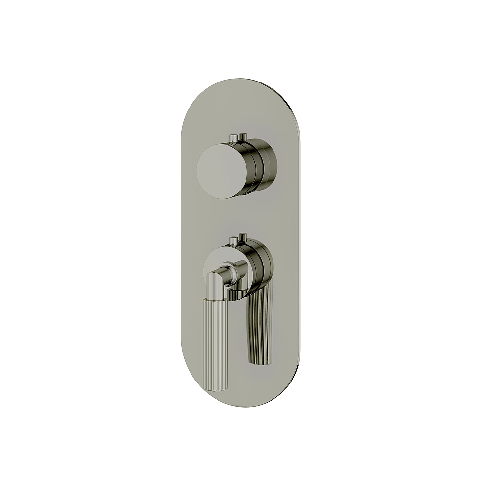 Aquabrass ABSTR3150PN MonteCarlo Trim Set for T12001 Valve - Polished Nickel