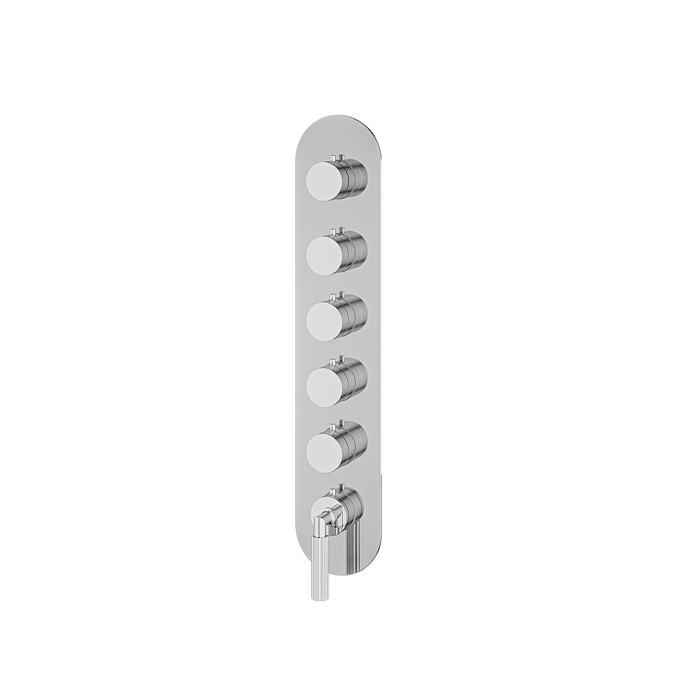 Aquabrass ABSTR3550PC MonteCarlo Trim Set for T12005 Valve - Polished Chrome