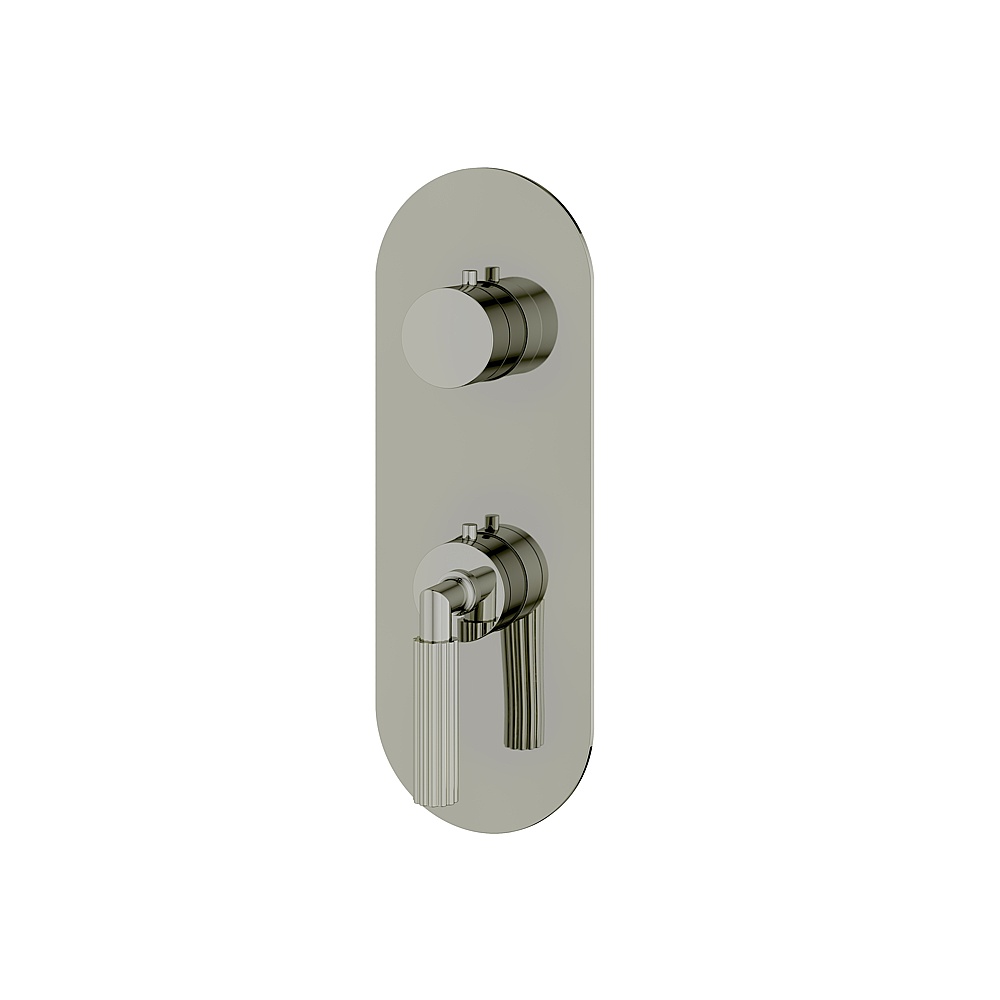 Aquabrass ABSTR8350PN Montecarlo Trim Set 3-Way Shared for T12123 - Polished Nickel