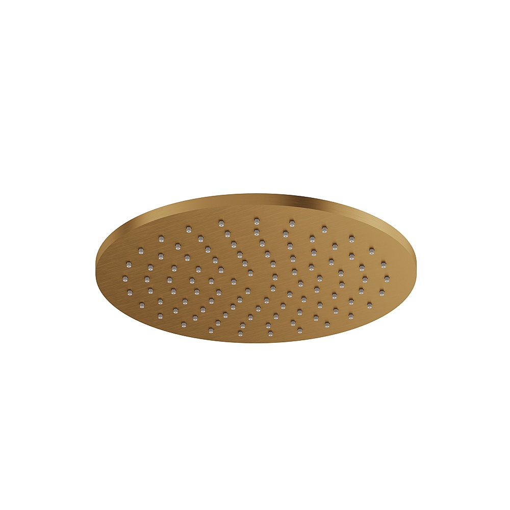 Aquabrass ABSCRRH10BGD 10'' Round Rainhead - Brushed Gold