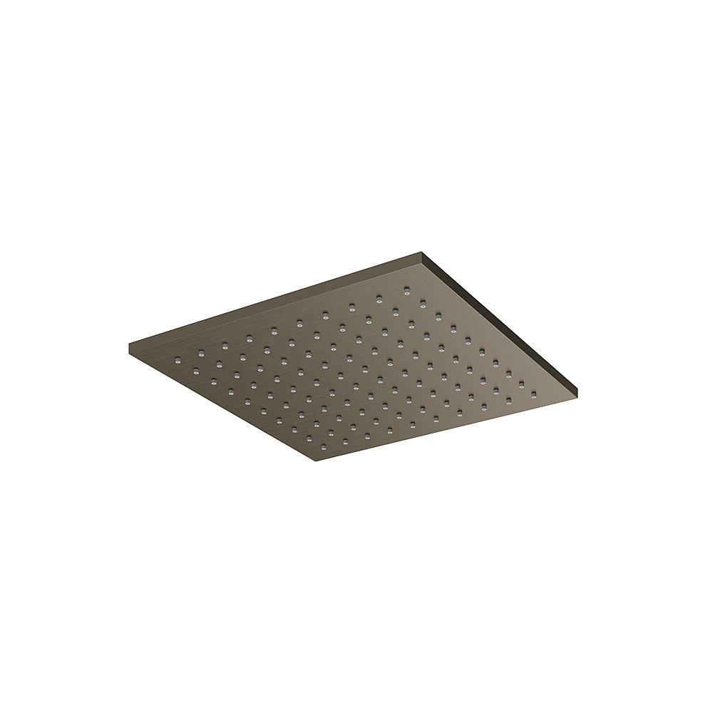 Aquabrass ABSCSRH10BBC 10'' Square Rainhead - Brushed Black Chrome