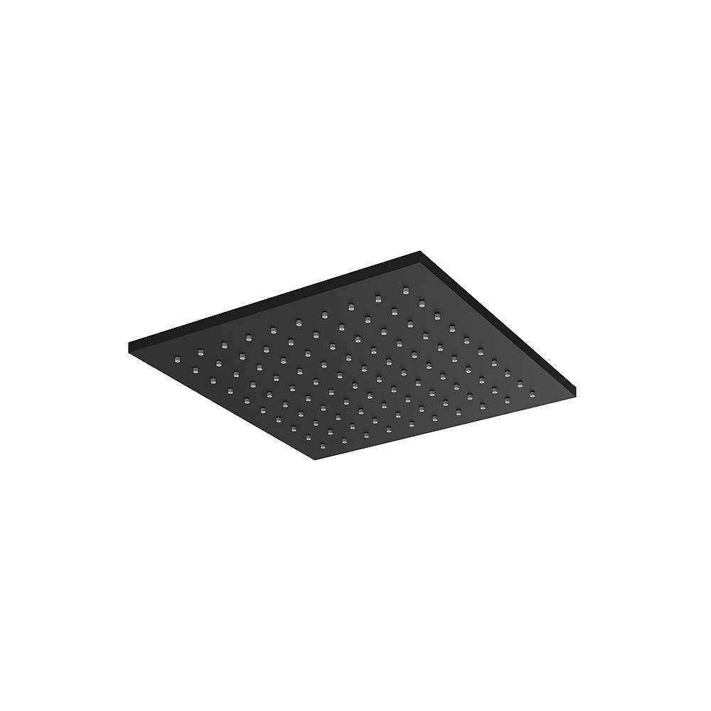 Aquabrass ABSCSRH10BK 10'' Square Rainhead - Black
