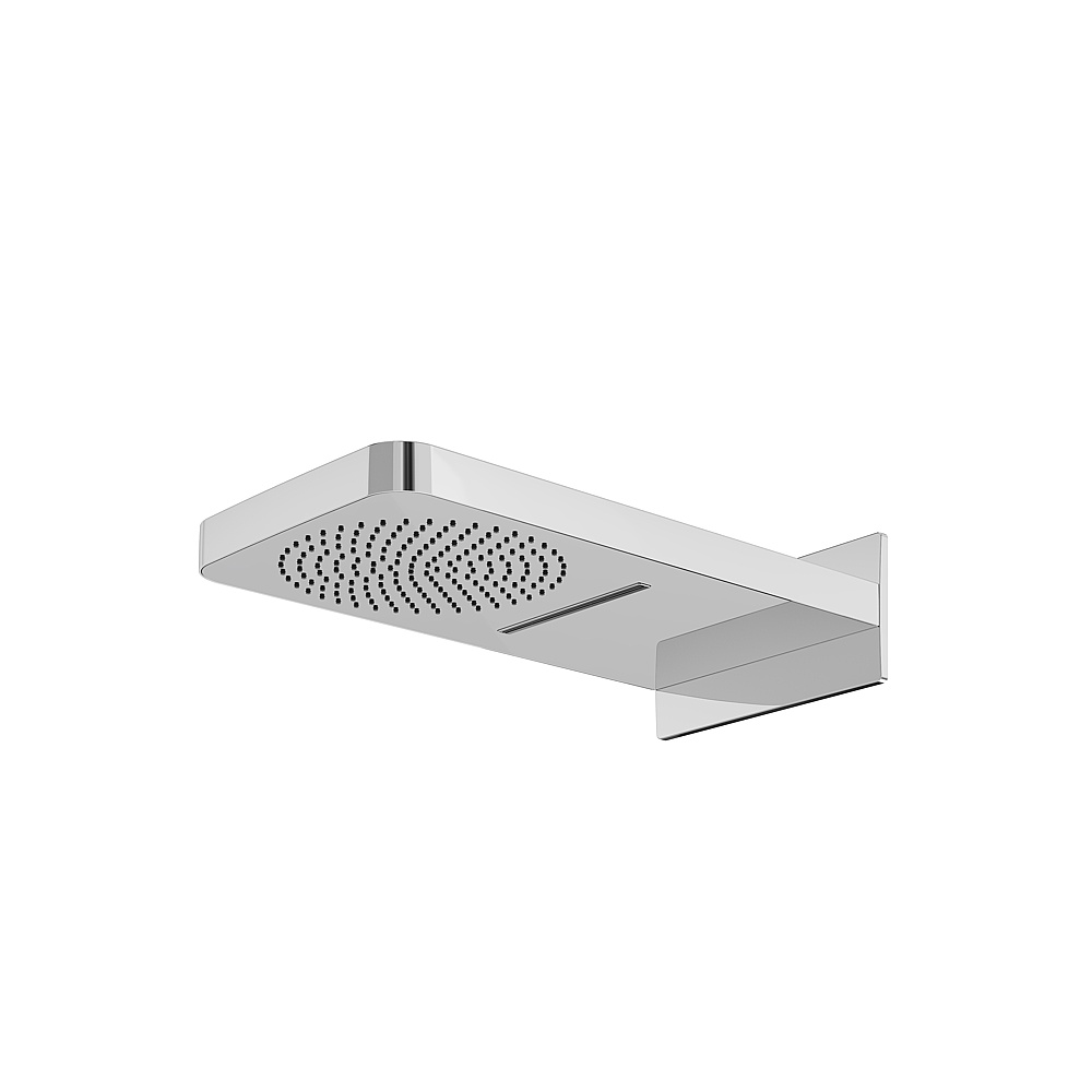 Aquabrass ABSC02872PC Aquasheet Wall 2 Function Rainhead - Polished Chrome