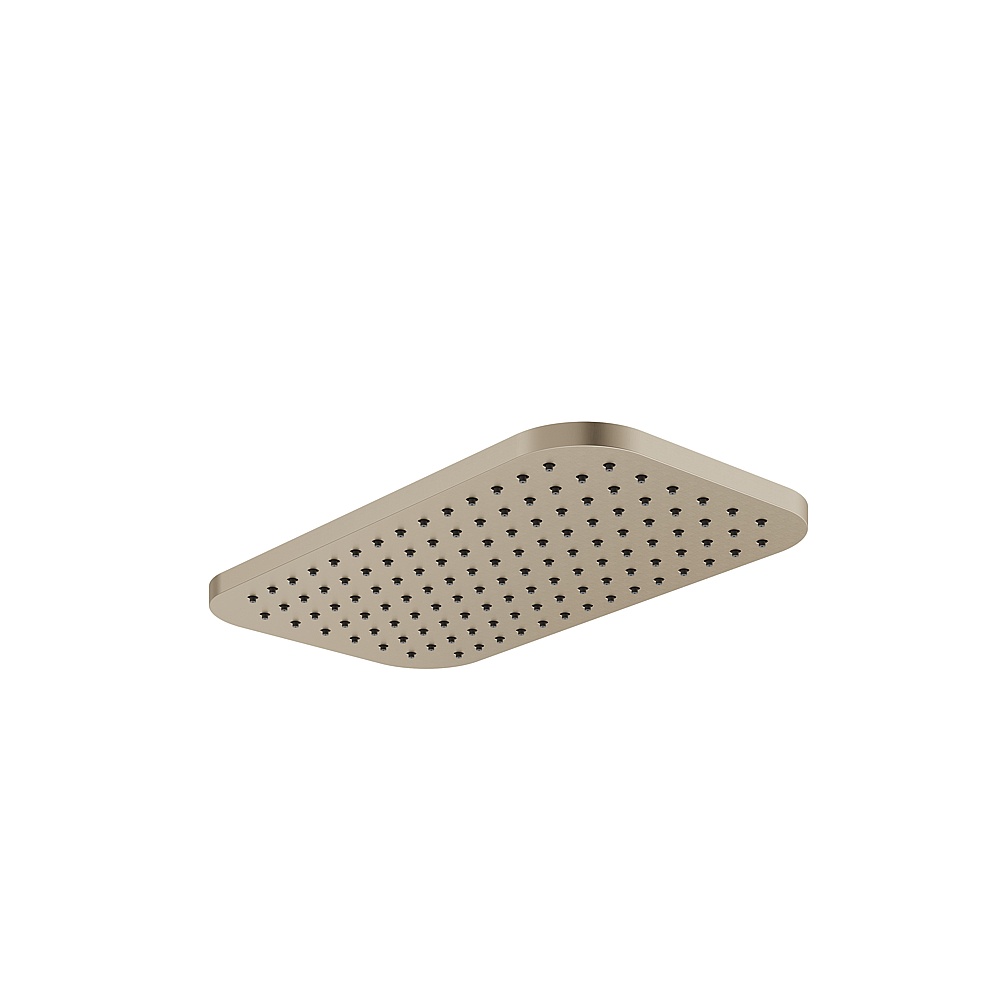 Aquabrass ABSCINARHBN Rectangular 14'' x 8'' Rainhead - Brushed Nickel
