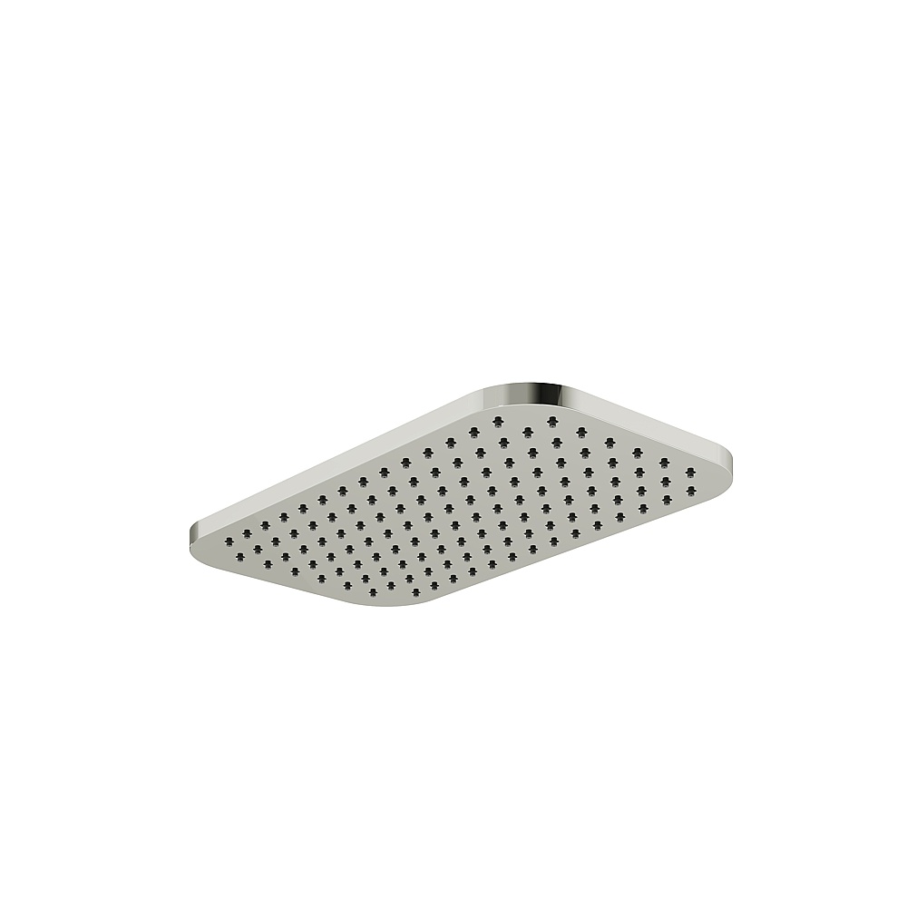 Aquabrass ABSCINARHPN Rectangular 14'' x 8'' Rainhead - Polished Nickel