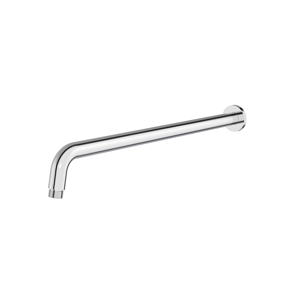 Aquabrass ABSCM8102PC 18" Round Shower Arm & Flange - Polished Chrome