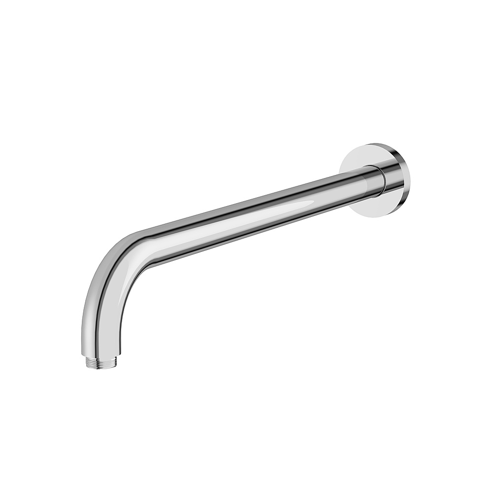 Aquabrass ABSCRSA16PC Round 16'' Shower Arm with Flange - Polished Chrome