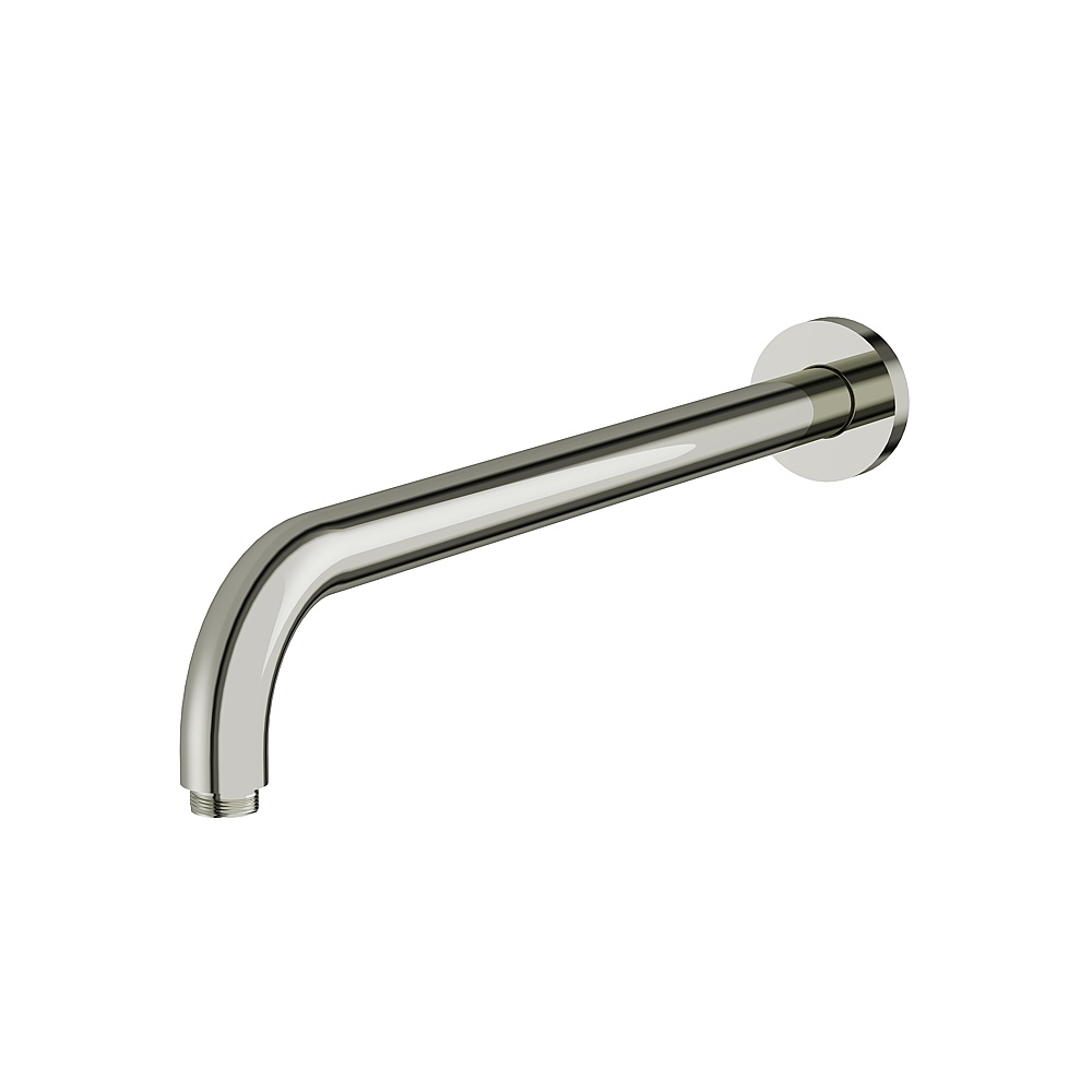 Aquabrass ABSCRSA16PN Round 16'' Shower Arm with Flange - Polished Nickel