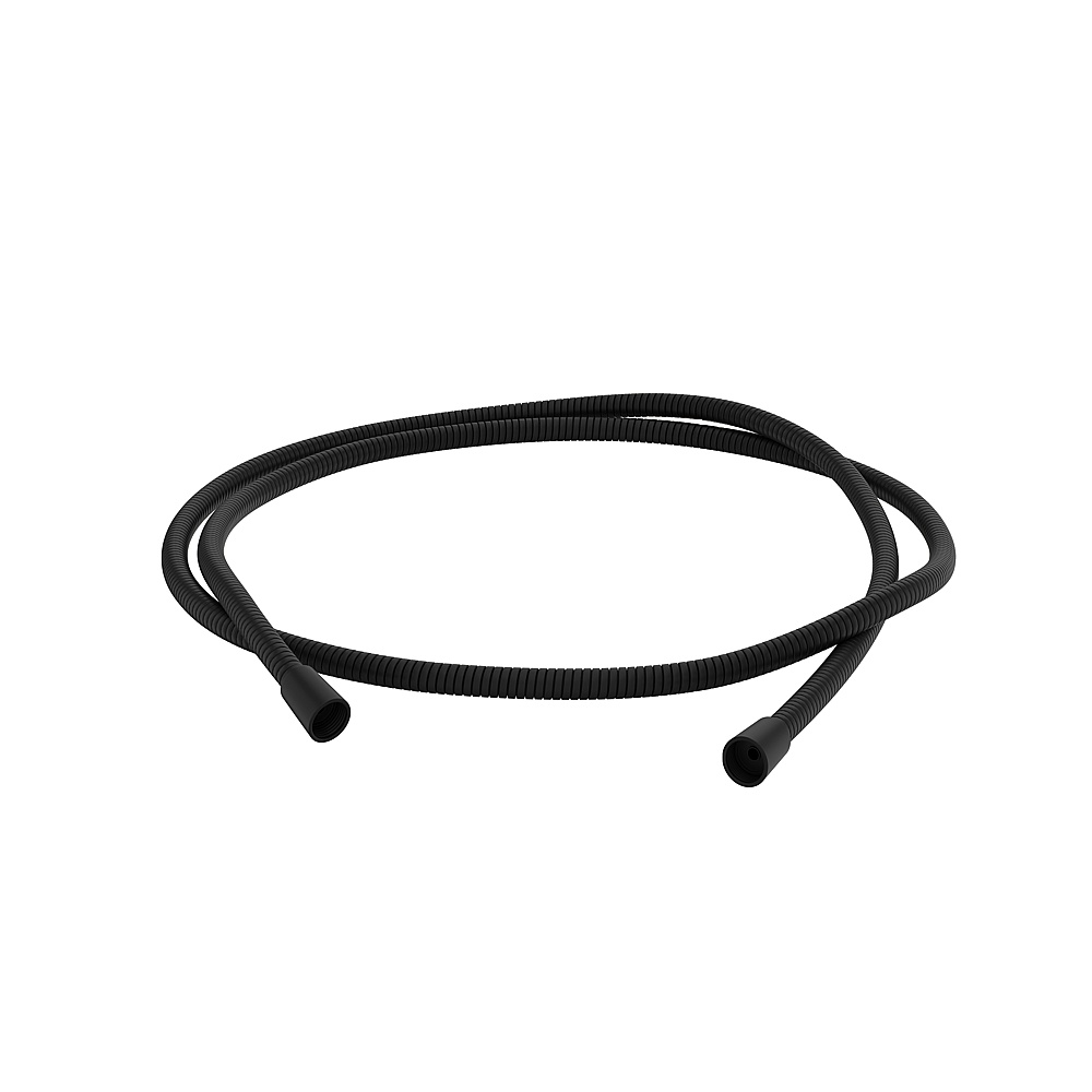 Aquabrass ABFH00135EBK 5' To 6' Interlock Braided Shower Hose - Black
