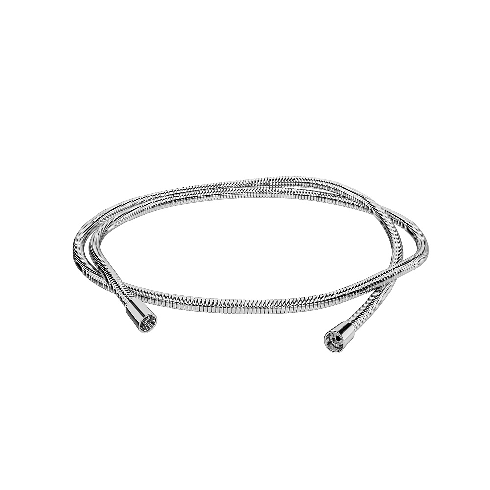 Aquabrass ABFHSH035PC Nylon Braided Flexible Shower Shower Hose - Polished Chrome