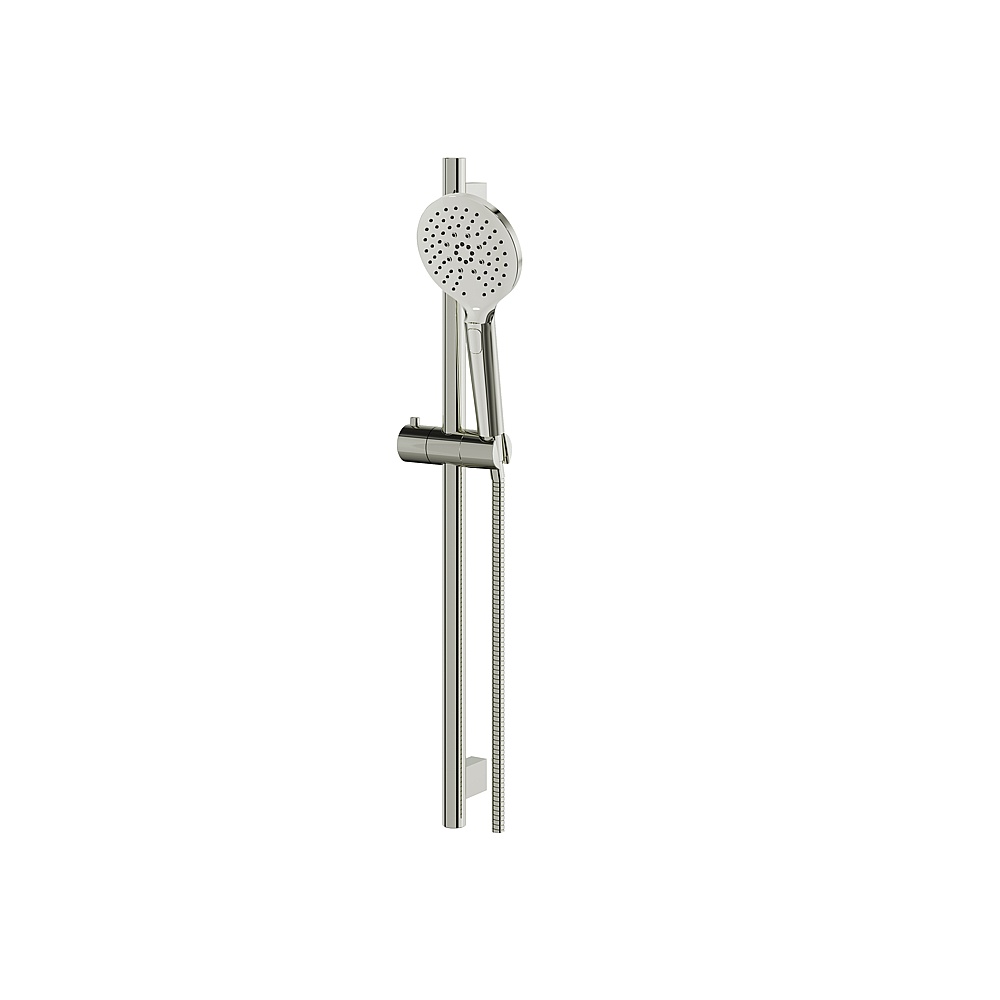 Aquabrass ABSC12885PN 28'' Round Complete Shower Rail - Polished Nickel