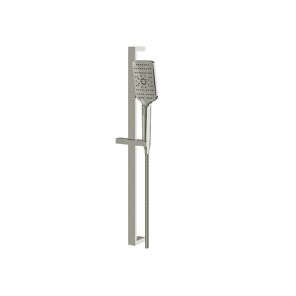 Aquabrass ABSC12884PN 28'' Square Complete Shower Rail - Polished Nickel
