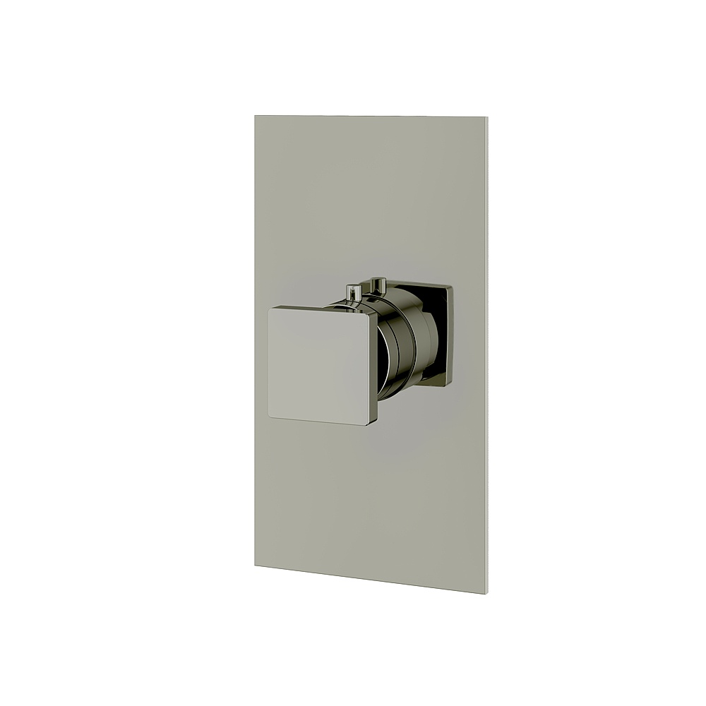 Aquabrass ABSTS3095PN Shower Trims Square Trim Set for T12000 Valve - Polished Nickel