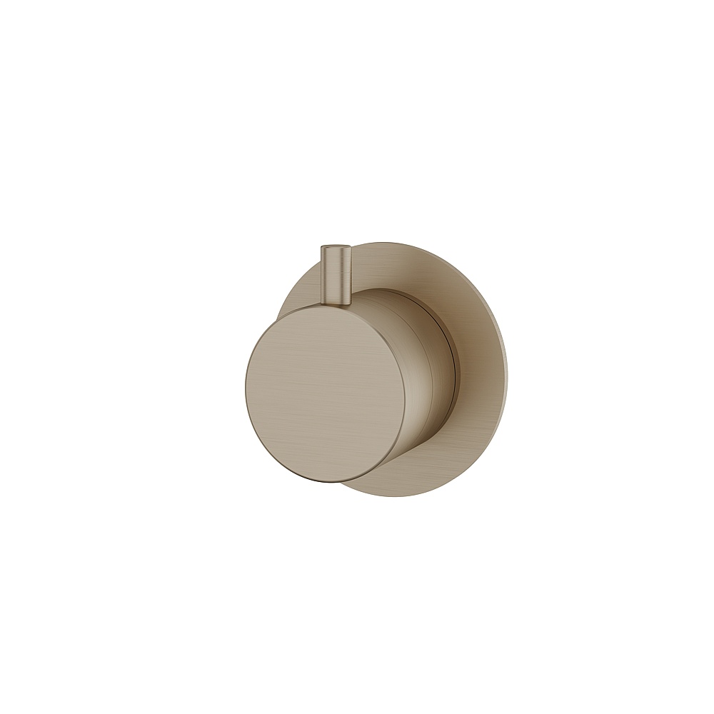Aquabrass ABSTR0695BN Shower Trims Round Trim Set for N1206 Valve - Brushed Nickel