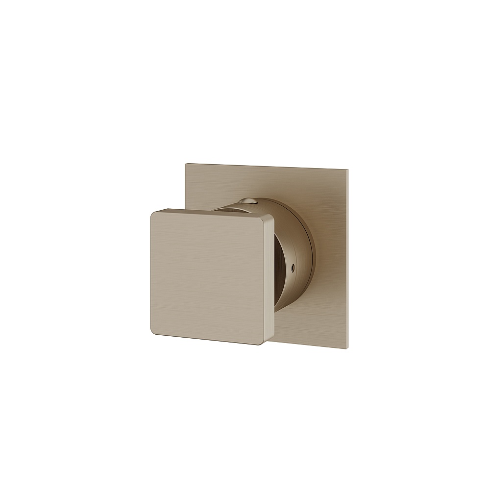 Aquabrass ABSTS0695BN Shower Trims Square Trim Set for N1206 Valve - Brushed Nickel